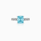 Sterling Silver Blue Topaz Ring