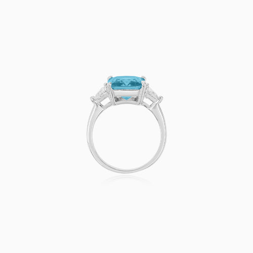 Sterling Silver Sky Blue Topaz Ring