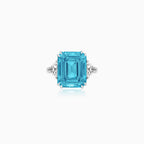 Sterling Silver Blue Topaz Ring