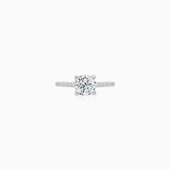 Sterling Silver Celeste Pavé Ring