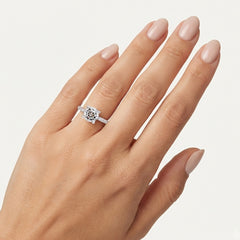 Sterling Silver Luminous  Ring