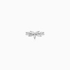 Sterling Silver Marquise Leaf Ring