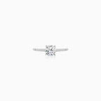 Sterling Silver Radiant Pavé Ring