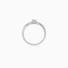 Sterling Silver Infinity Zirconia Ring