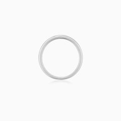 Sterling Silver Baguette Eternity Ring