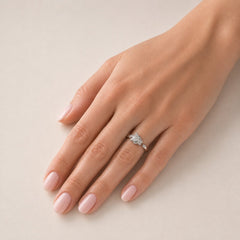 Sterling Silver Panther Head Ring