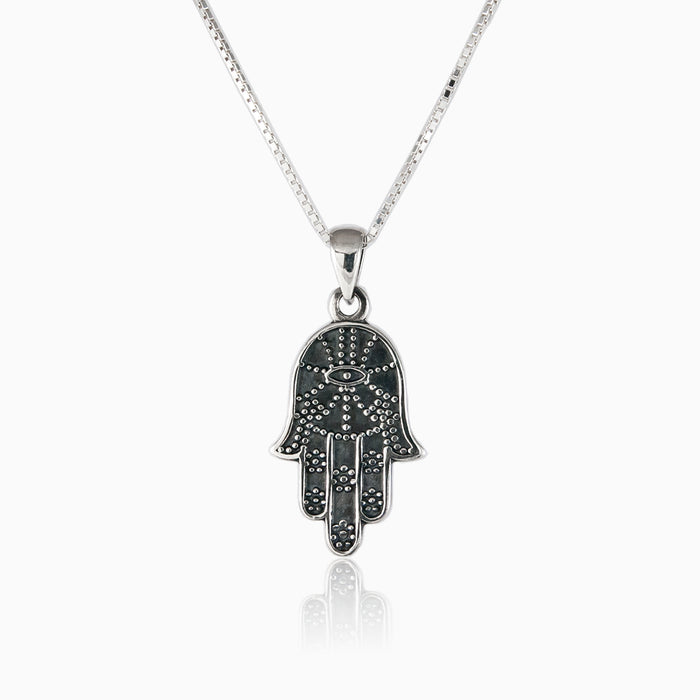 Stříbrný přívěsek unisex hamsa na ruku