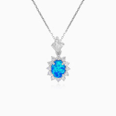 Königlicher blauer Opal-Anhänger