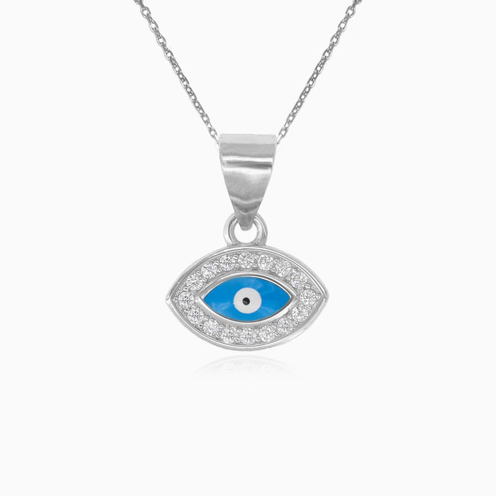 Colgante charm de esmalte con ojo turco