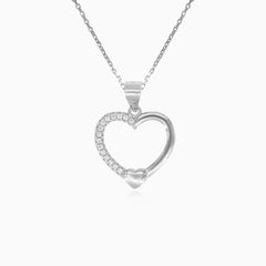 Stříbrný přívěsek se srdcem