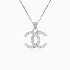 Sterling Silver Interlocking Pendant