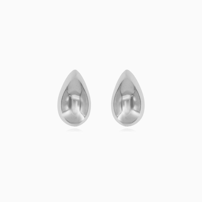 Elegantes pendientes de plata esterlina en forma de lágrima