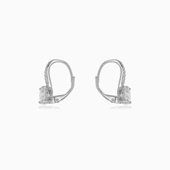 Sterling Silver Cubic Zirconia Drop Earrings