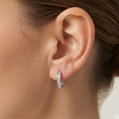 Sterling Silver Classic Hoop Earrings