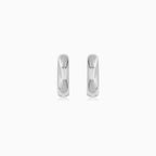 Sterling Silver Polished Huggie Earrings
