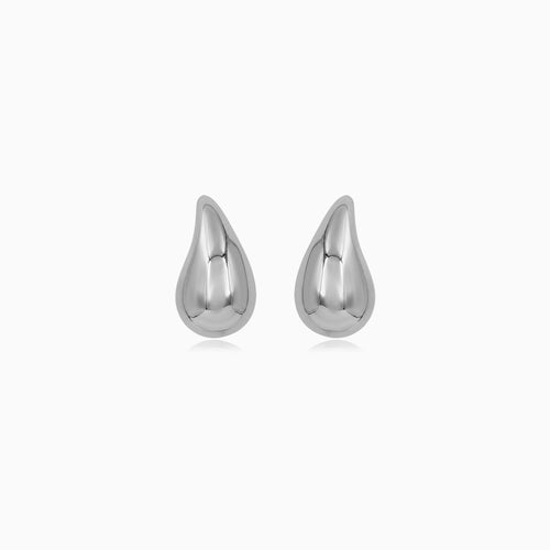 Sterling Silver Teardrop Stud Earrings