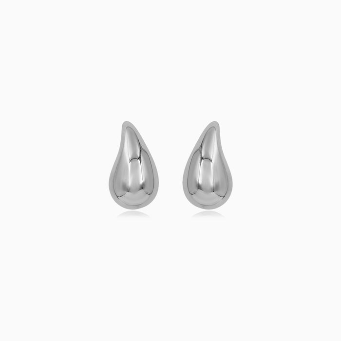Sterling Silver Teardrop Stud Earrings