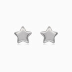 Sterling Silver Star Stud Earrings