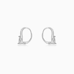 Sterling Silver Pear Drop Earrings