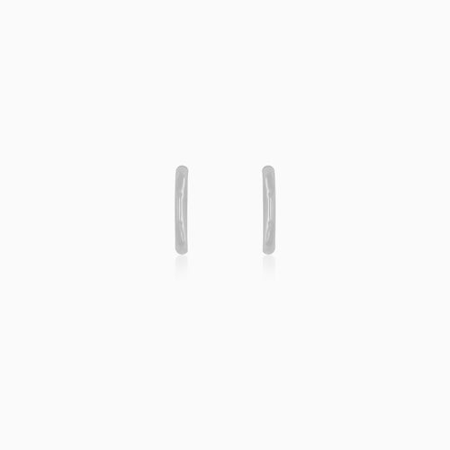 Polished Sterling Silver Hoop Earrings