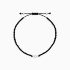Sterling Silver Bead Cord Bracelet