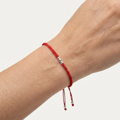 Sterling Silver Harmony Cord Bracelet