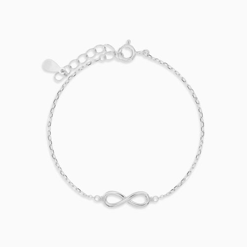 Sterling Silver Infinity Bracelet