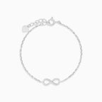 Sterling Silver Infinity Bracelet
