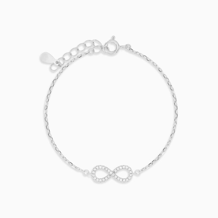 Sterling Silver Infinity Symbol Bracelet