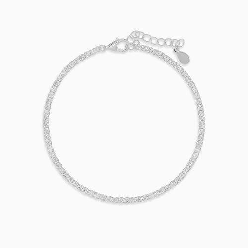 Sterling Silver Cubic Zirconia Tennis Bracelet