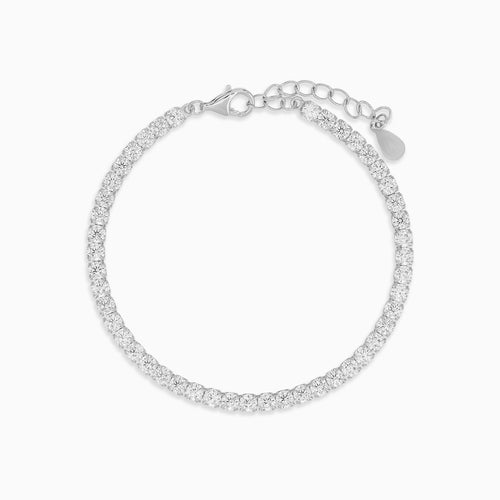 Sterling Silver Cubic Zirconia Tennis Bracelet