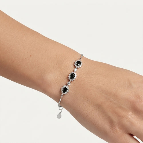 sterling-silver-black-onyx-halo-bracelet