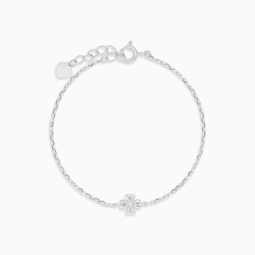 Sterling Silver Daisy Flower Bracelet