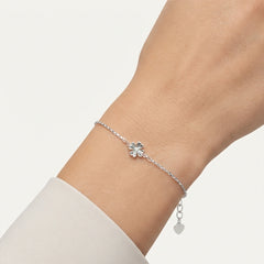 Sterling Silver Daisy Flower Bracelet
