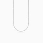 Sterling Silver 3 mm Cubic Zirconia Tennis Necklace
