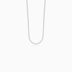 Sterling Silver Round Cubic Zirconia Tennis Necklace