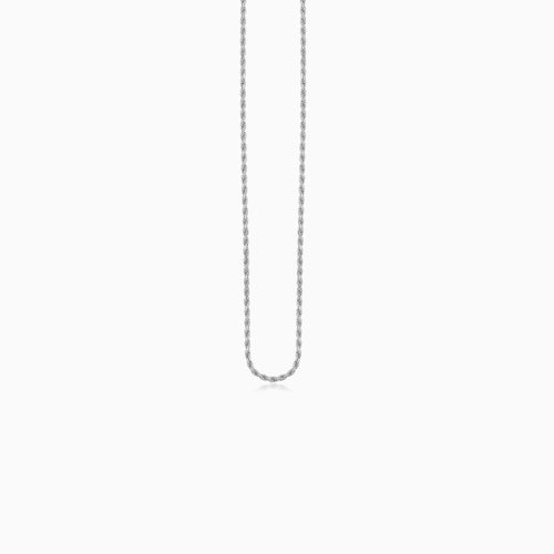 925 Sterling Silver Rope Chain Necklace – 2.00 mm