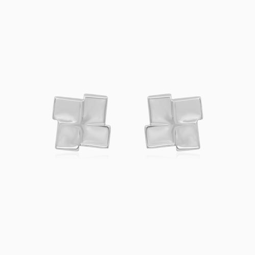 Men’s Sterling Silver Geometric Cufflinks