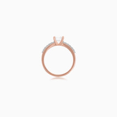 Prsten Rose Aura s diamantem