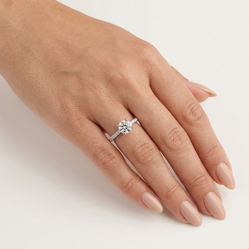 Prsten Rose Aura s diamantem