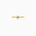 Elegantní solitérní diamantový prsten