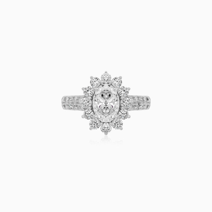 Zásnubní prsten Royal Bloom s oválným diamantem