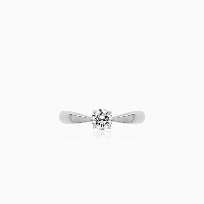 White Gold Diamond Engagement Ring