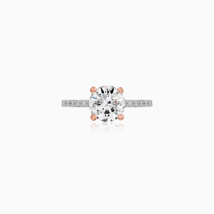 Rose Gold Lab Diamond Ring