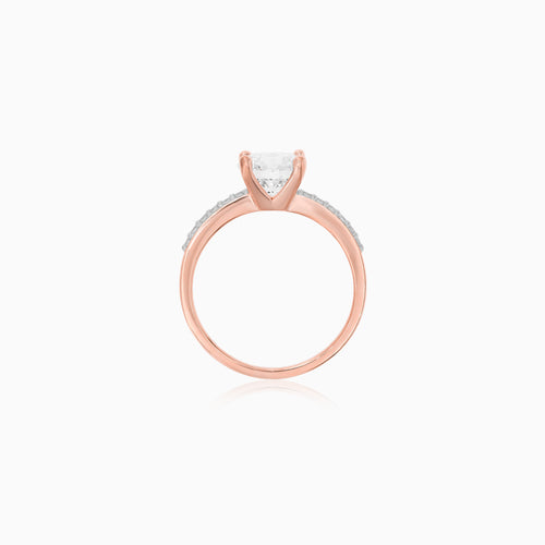 Rose Gold Lab Diamond Ring