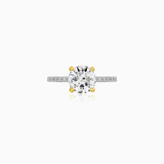 Yellow Gold Lab-Grown Diamond Engagement Ring