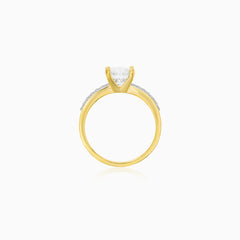 Yellow Gold Lab-Grown Diamond Engagement Ring