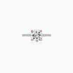 Rose Gold Lab-Grown Diamond Pavé Ring