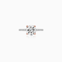 Rose Gold Lab-Grown Diamond Pavé Ring