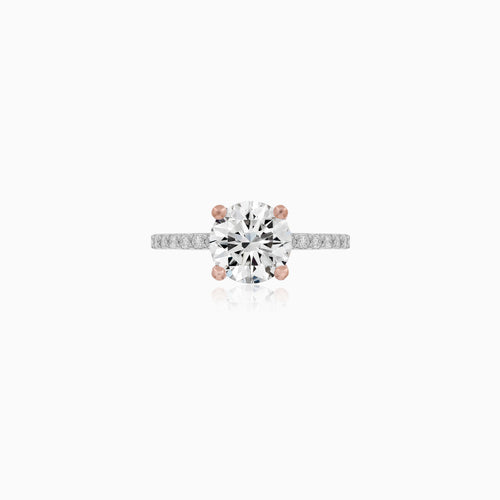 Rose Gold Lab-Grown Diamond Pavé Ring